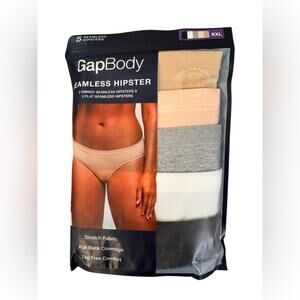NEW GAPBODY Ladies 5pk Seamless Hipster ~ XXL Gap Body